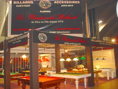 Notre stand de billard