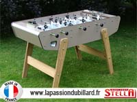 babyfoot pour le jardin Stella Outdoor taupe visserie inox