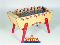 Baby foot Stella Bonzini B90 Champion Star Home Club: baby foot stella champion jaune pour particulier ou collectivité.