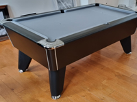 billard pas cher: Billard Oméga 2.0 pool Anglais Noir tapis gris 7ft