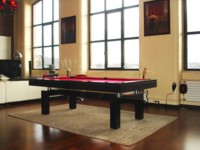 billard transformable en français: Billard laque noir Arcade design region de Liege