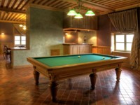 billard de salon: Billard Francais 3m10 Chambord en chene massif.