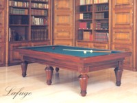 Fabricant de billard lafuge: Billard Chambord francais 3m10 de style pieds tournes kotike massif teinte merisier