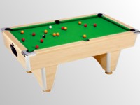billard domestic pool country  sans monnayeur h�tre tapis vert