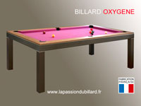 Billard table Oxygene la fusion du bois et de l inox a Valenciennes