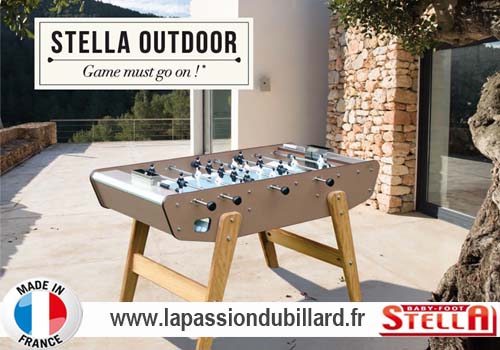 Photo et descriptif: Baby foot stella d'extérieure star outdoor 