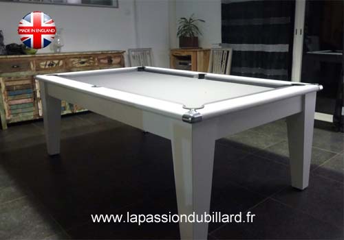 billard tapis gris